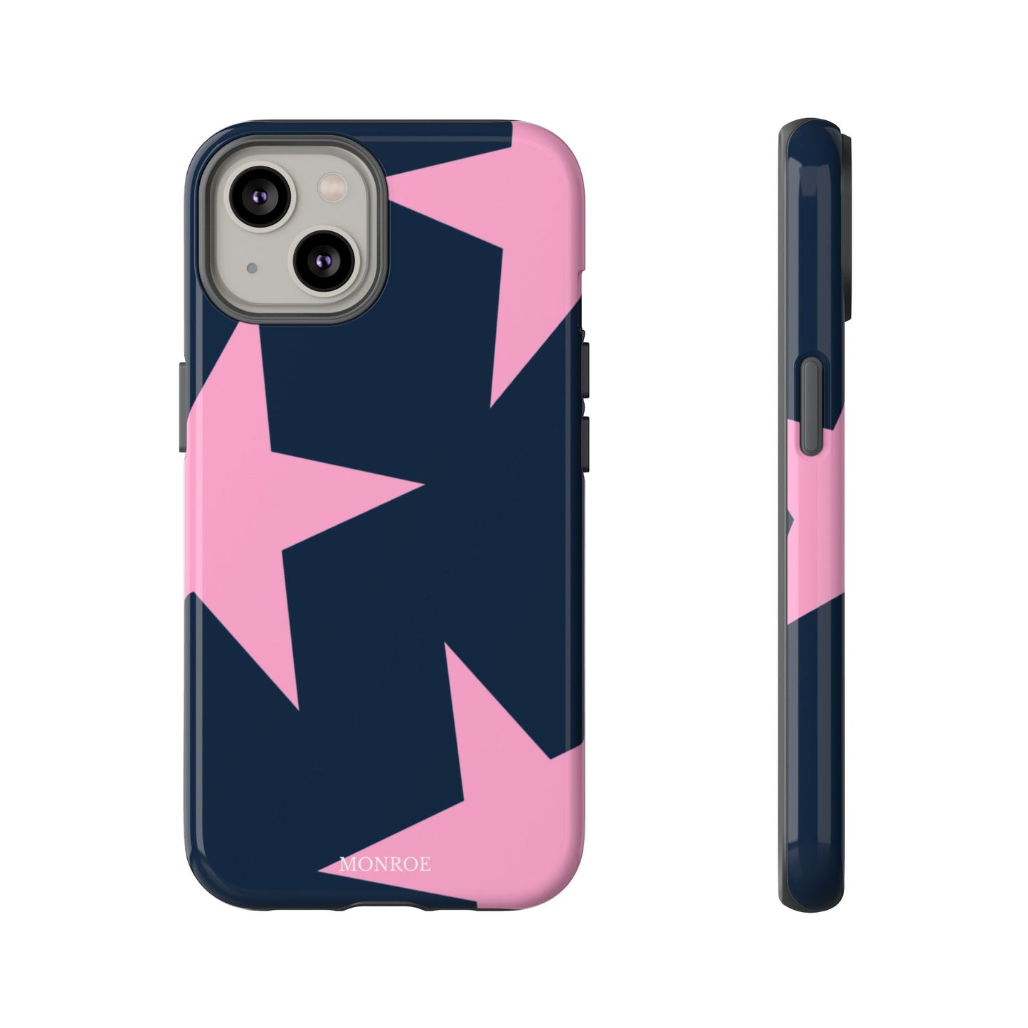 Navy & Pink Star Tough Cover
