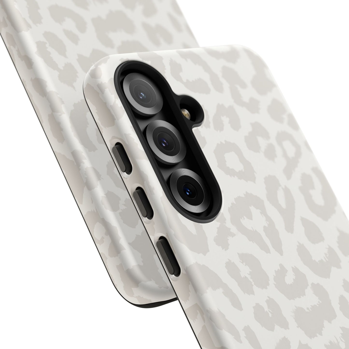 White Leopard Print Tough Case