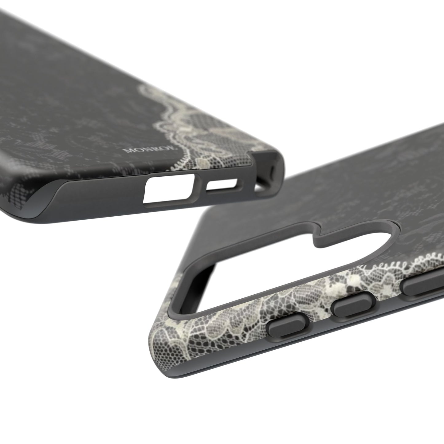 Black & White Edged Tough Case