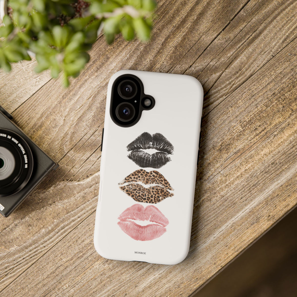 Leopard Glam Lip Tough Case