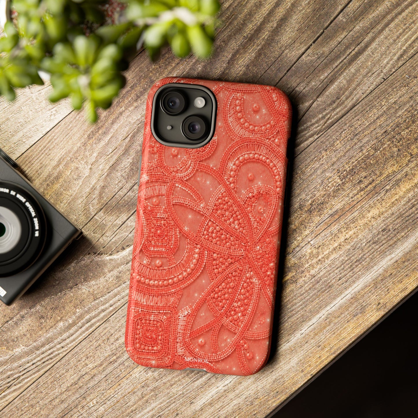 Coral Lace Tough Case