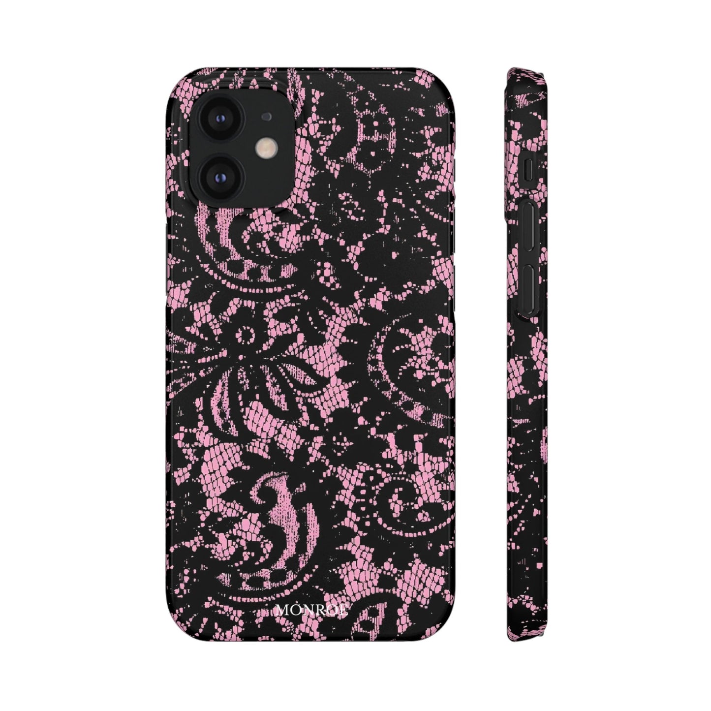 Pink Lace Pattern Case