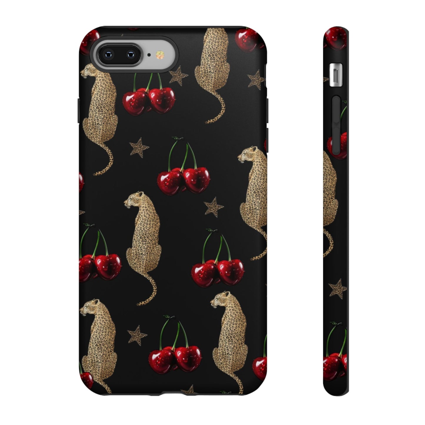 Leopard & Cherry Tough Case