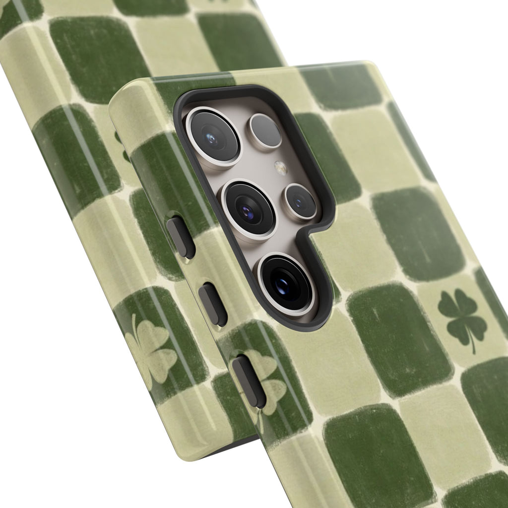 Clover Checker Tough Phone Case