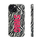 'SWAG' Zebra Print Tough Case