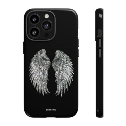 Silver Wings Black Tough Case