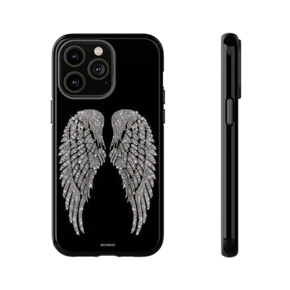 Silver Angel Wings Tough Case