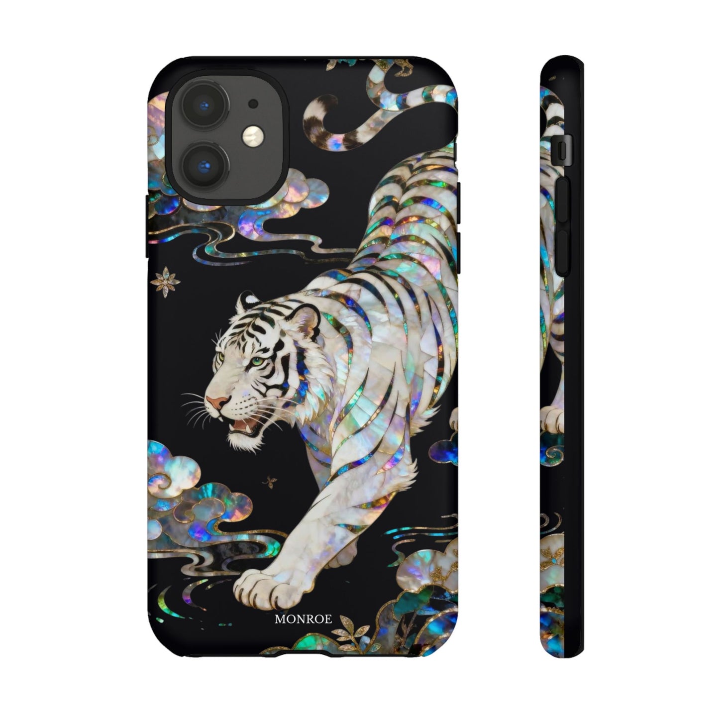 Iridescent White Tiger Tough Case