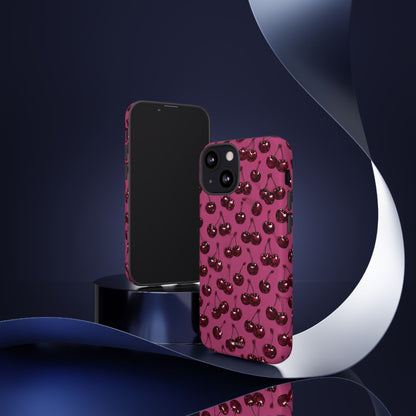 Burgundy Cherries Tough Case