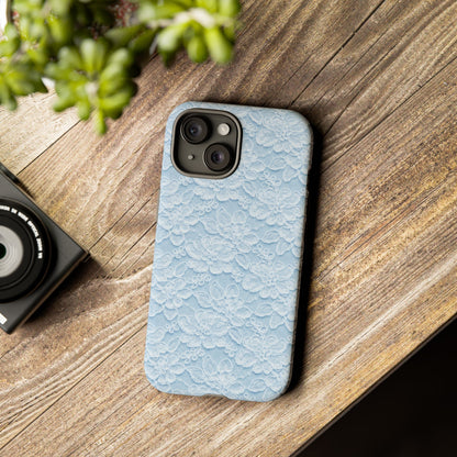 Glacier Blue Lace Tough Case