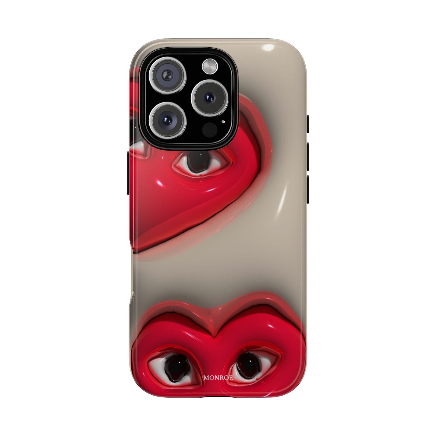 Red Heart Eyes Tough Case