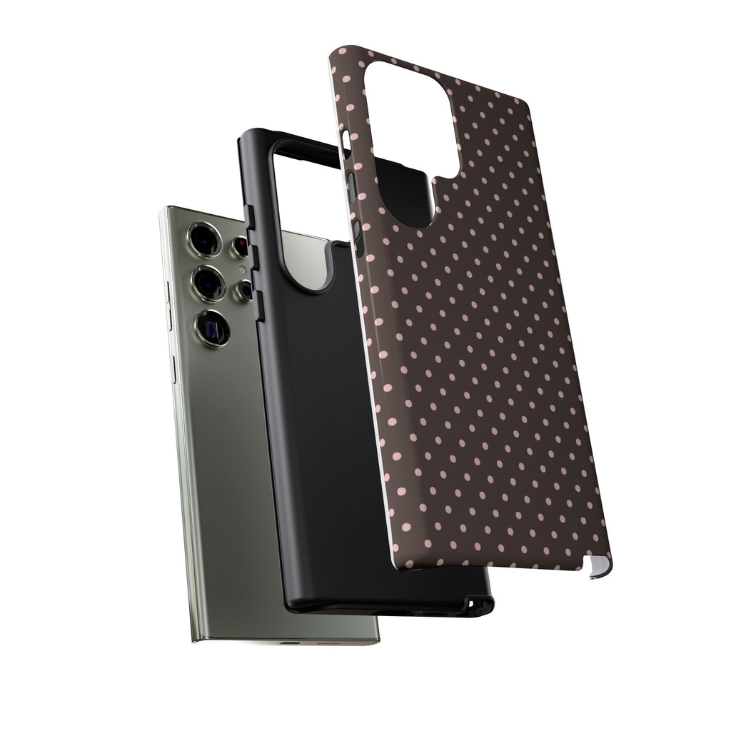 Brown Polka Phone Case