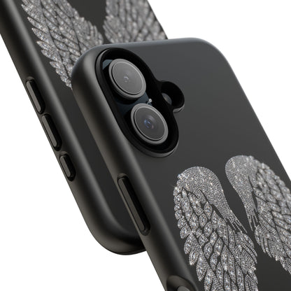 Silver Angel Wings Tough Case
