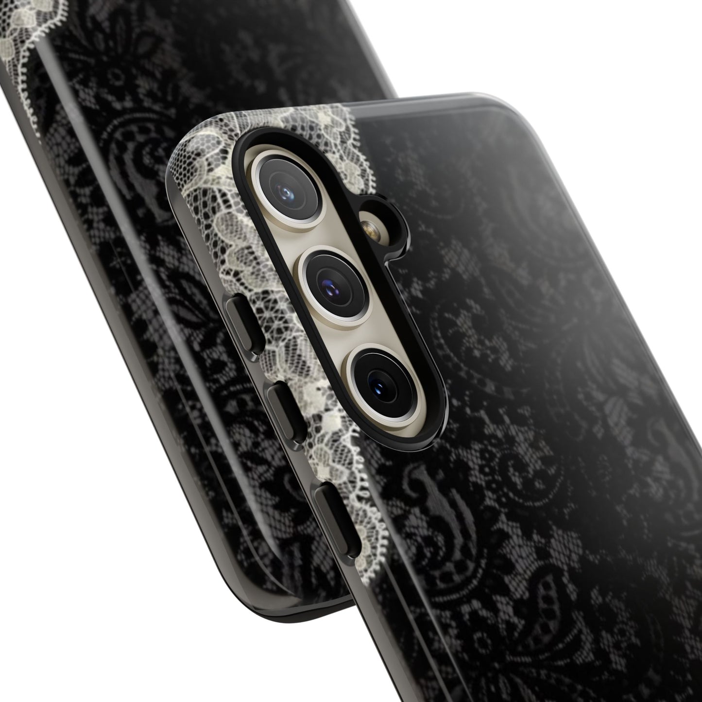 Black & White Edged Tough Case