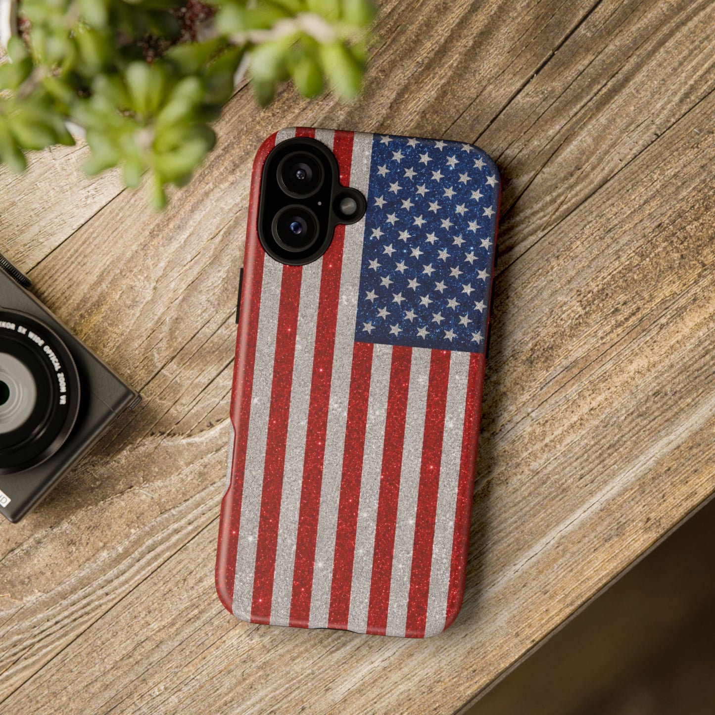 America Glitter Tough Case