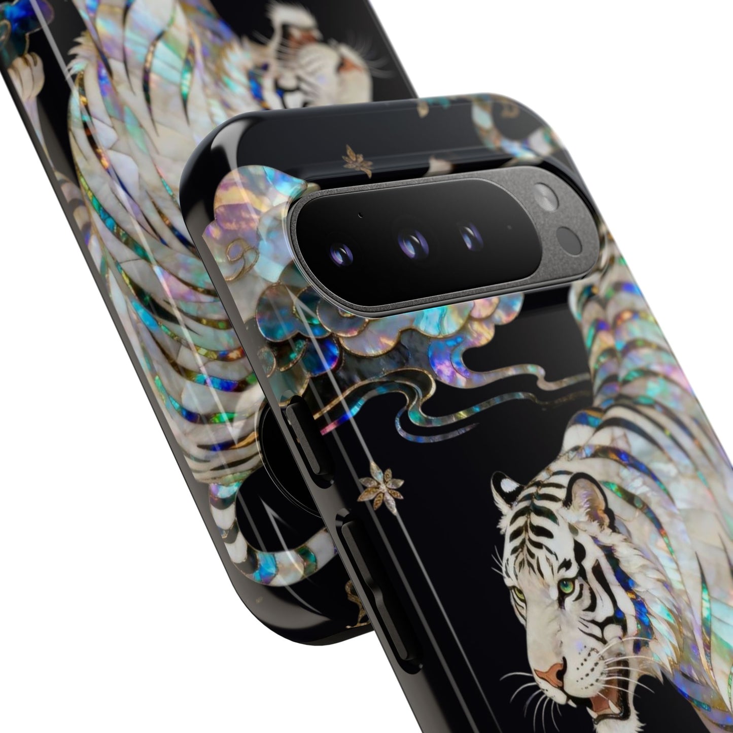 Iridescent White Tiger Tough Case
