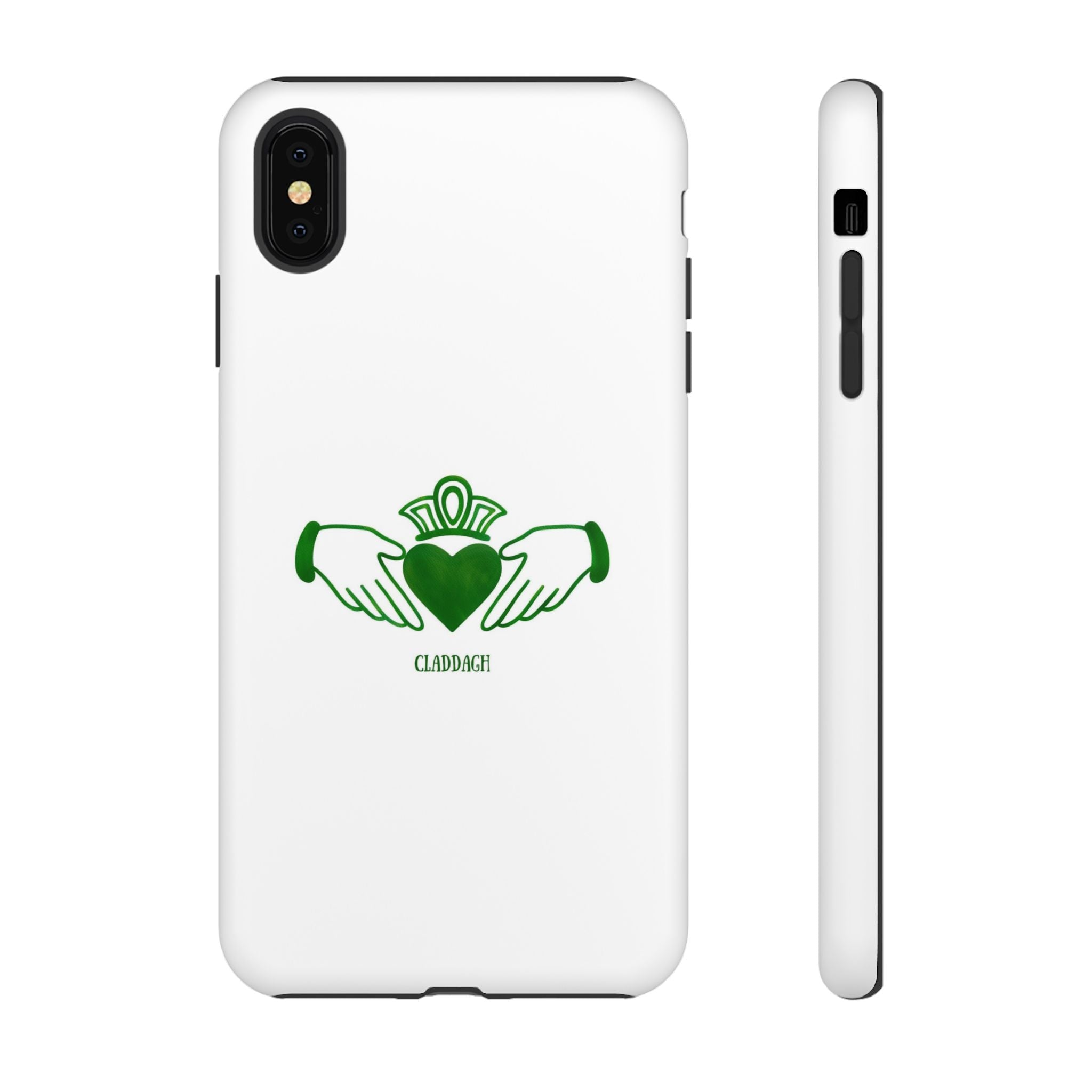 Irish Claddagh Symbol Green Tough Case