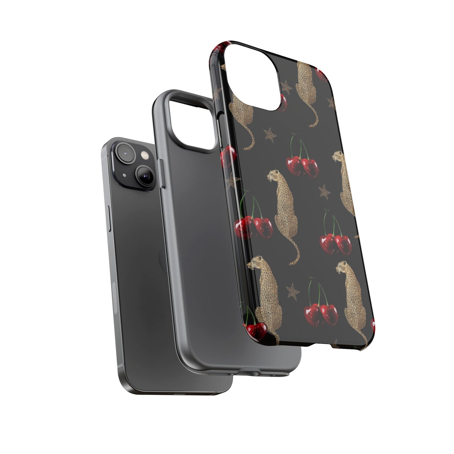 Leopard & Cherry Tough Case