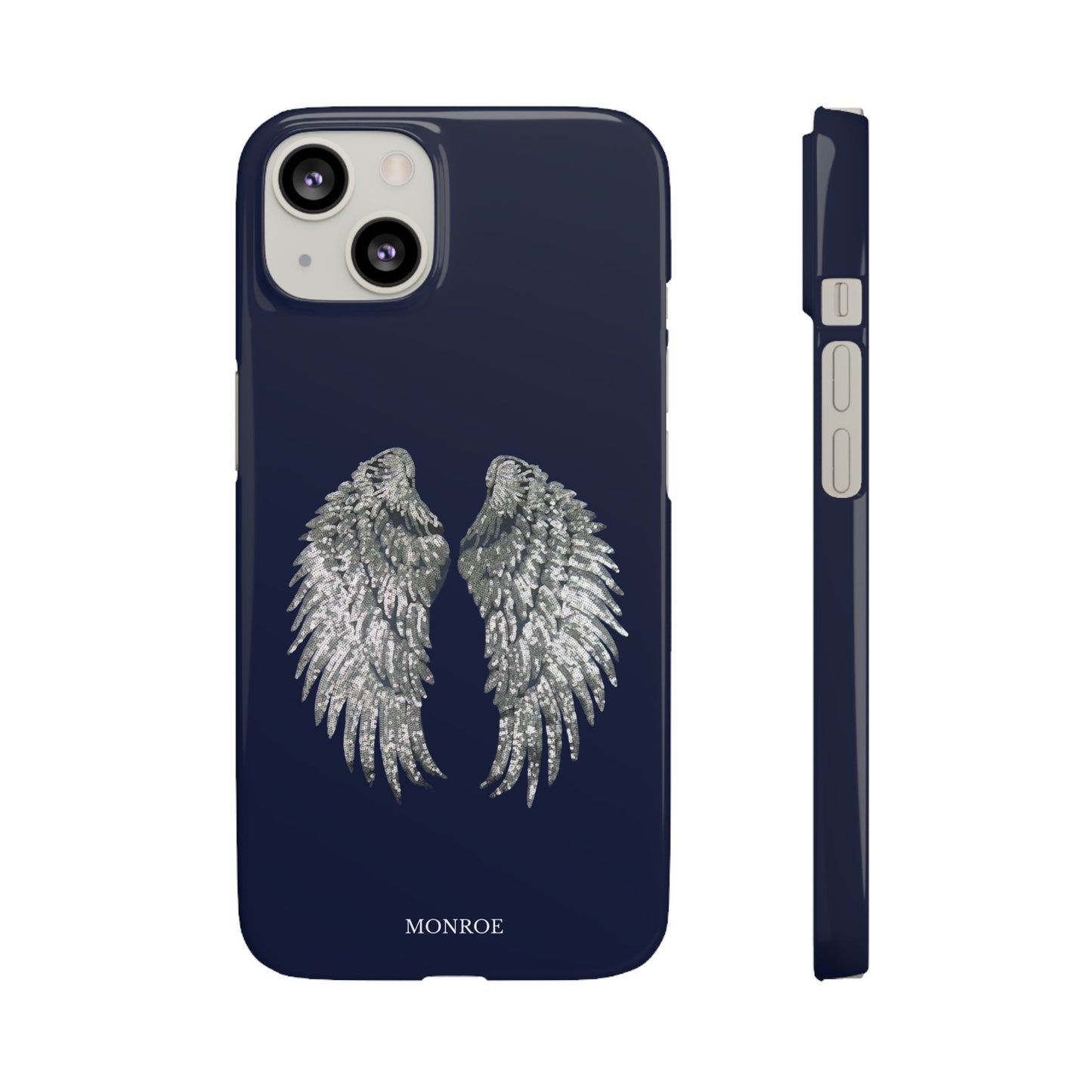 Navy Angel Wings Case