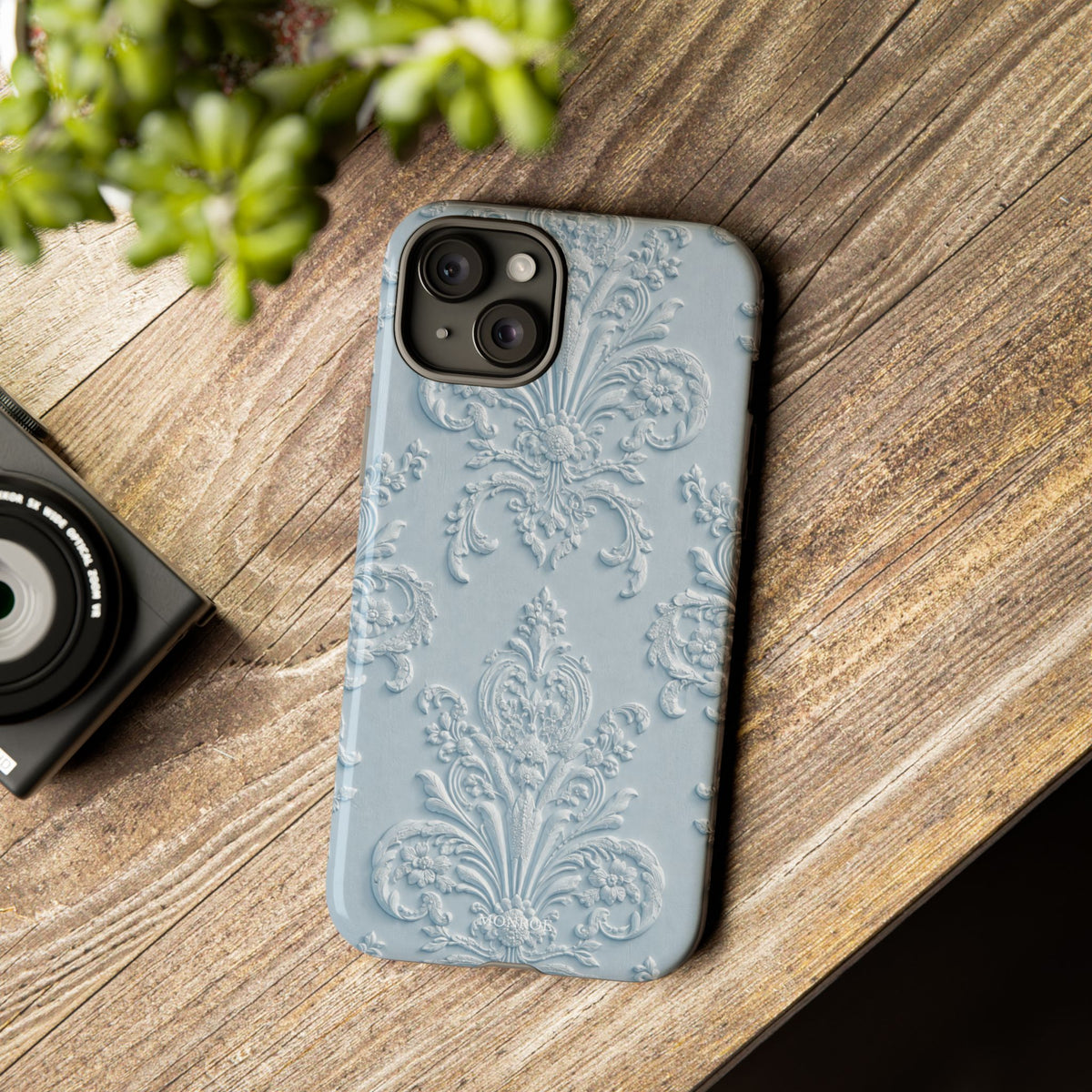 Blue Vintage Pattern Tough Case