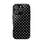 Black Polka Dot Phone Case