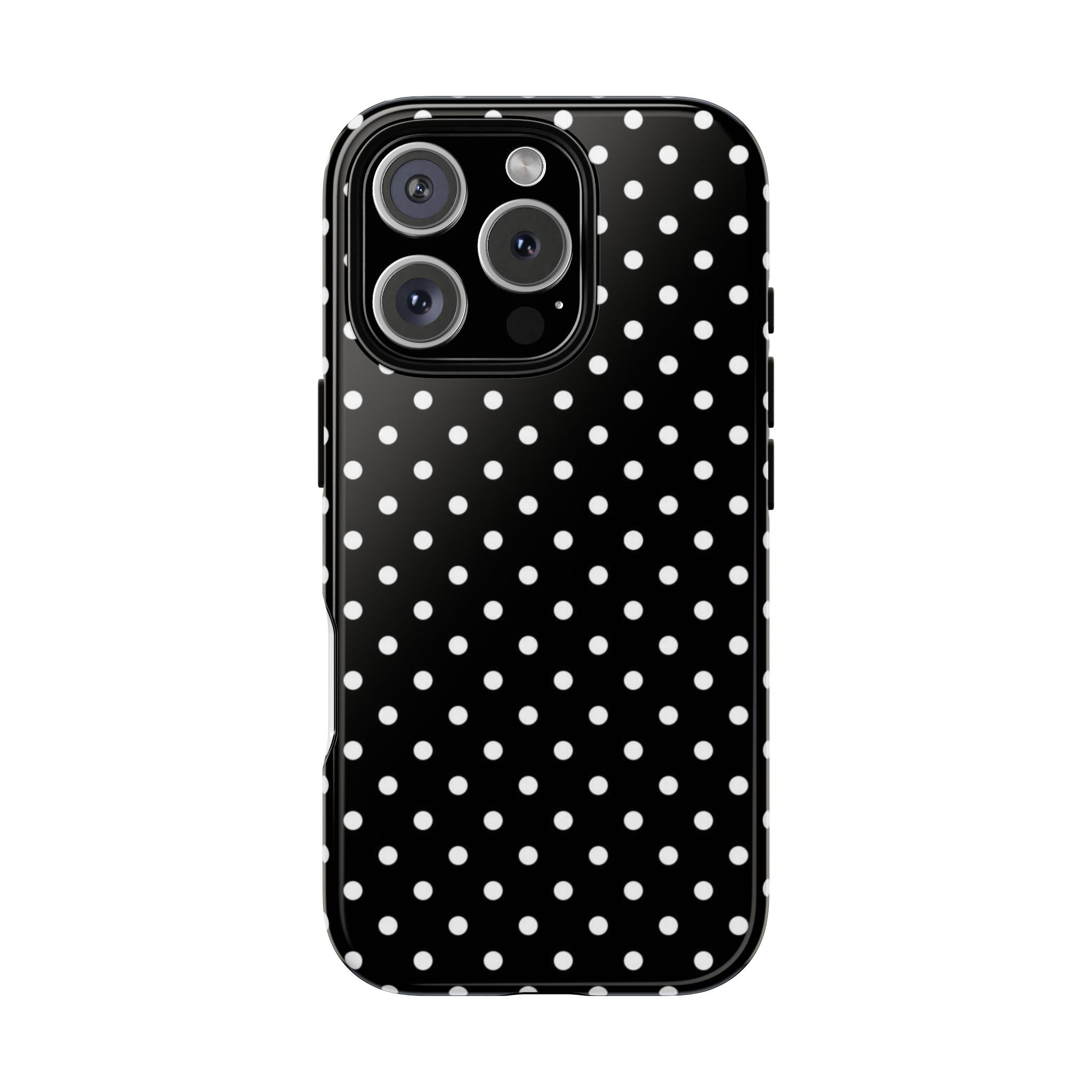Black Polka Dot Phone Case