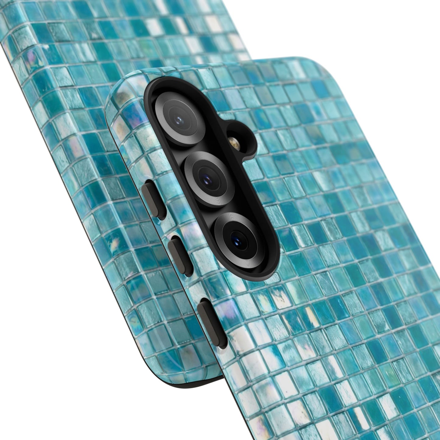 Hot Blue Mosaic Tile Tough Case
