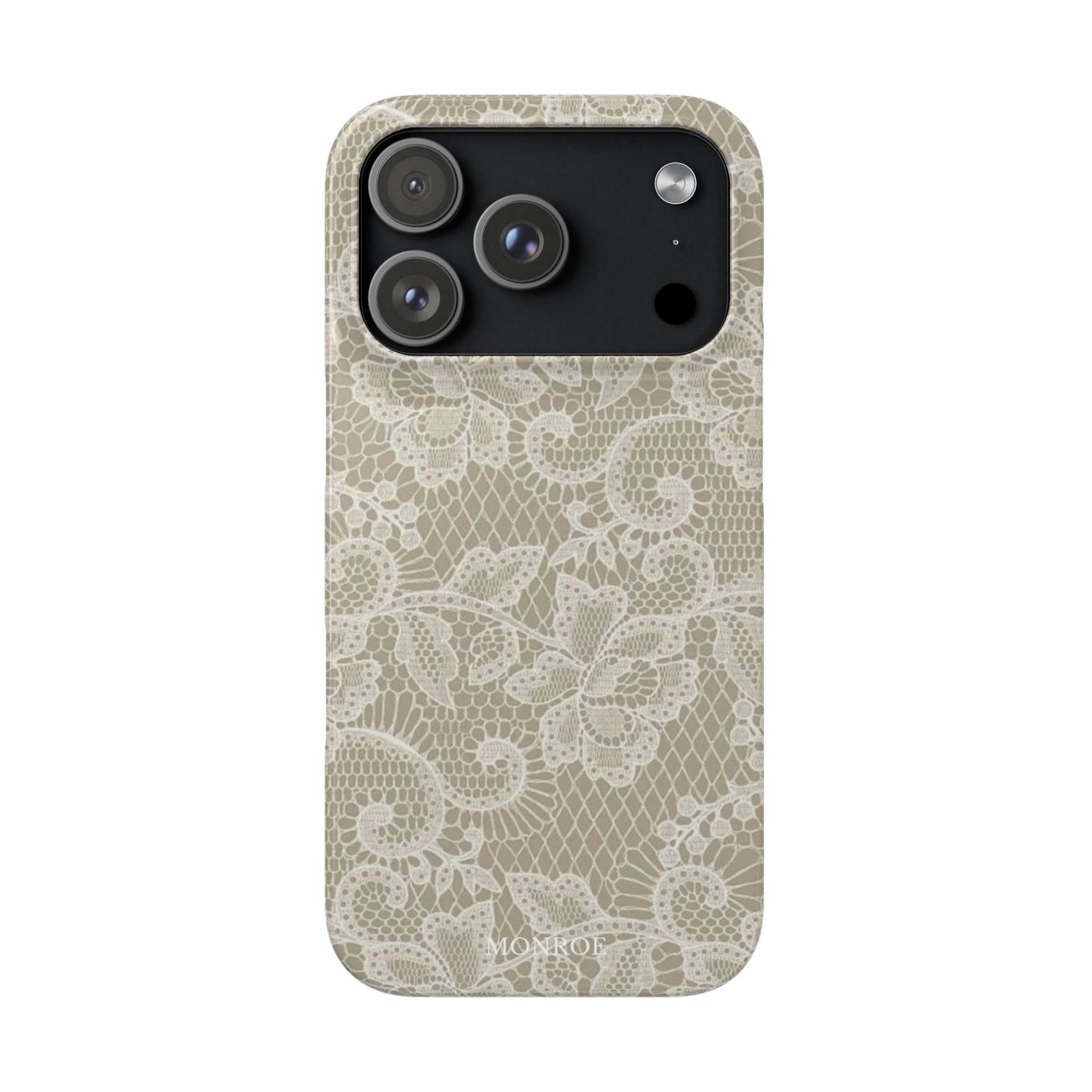 Vintage Beige Lace Case