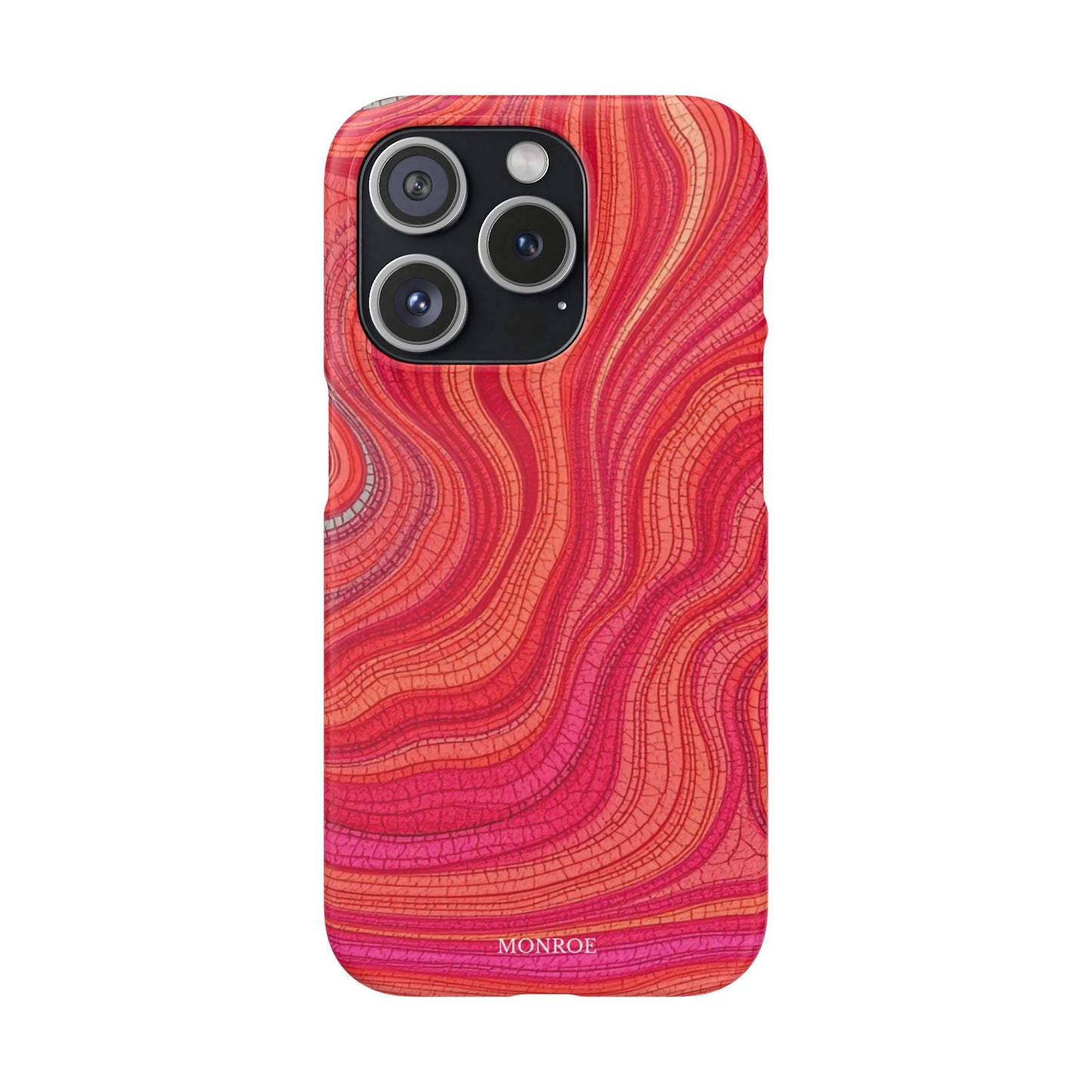 Retro Wavy Red Case