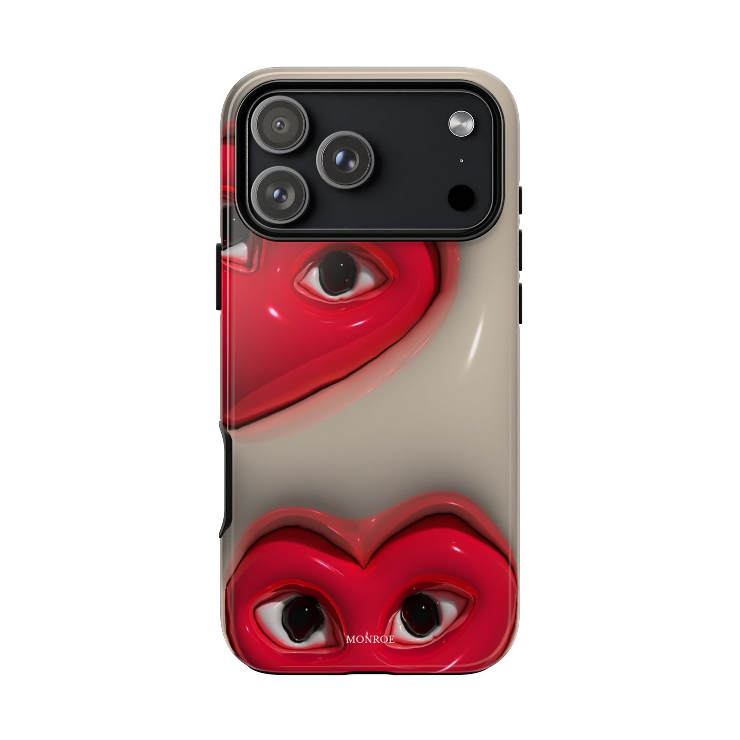 Red Heart Eyes Tough Case