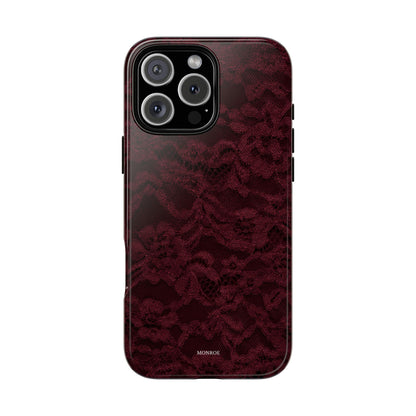 Burgundy Lace Tough Case