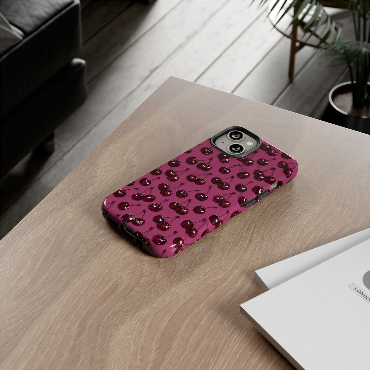 Burgundy Cherries Tough Case