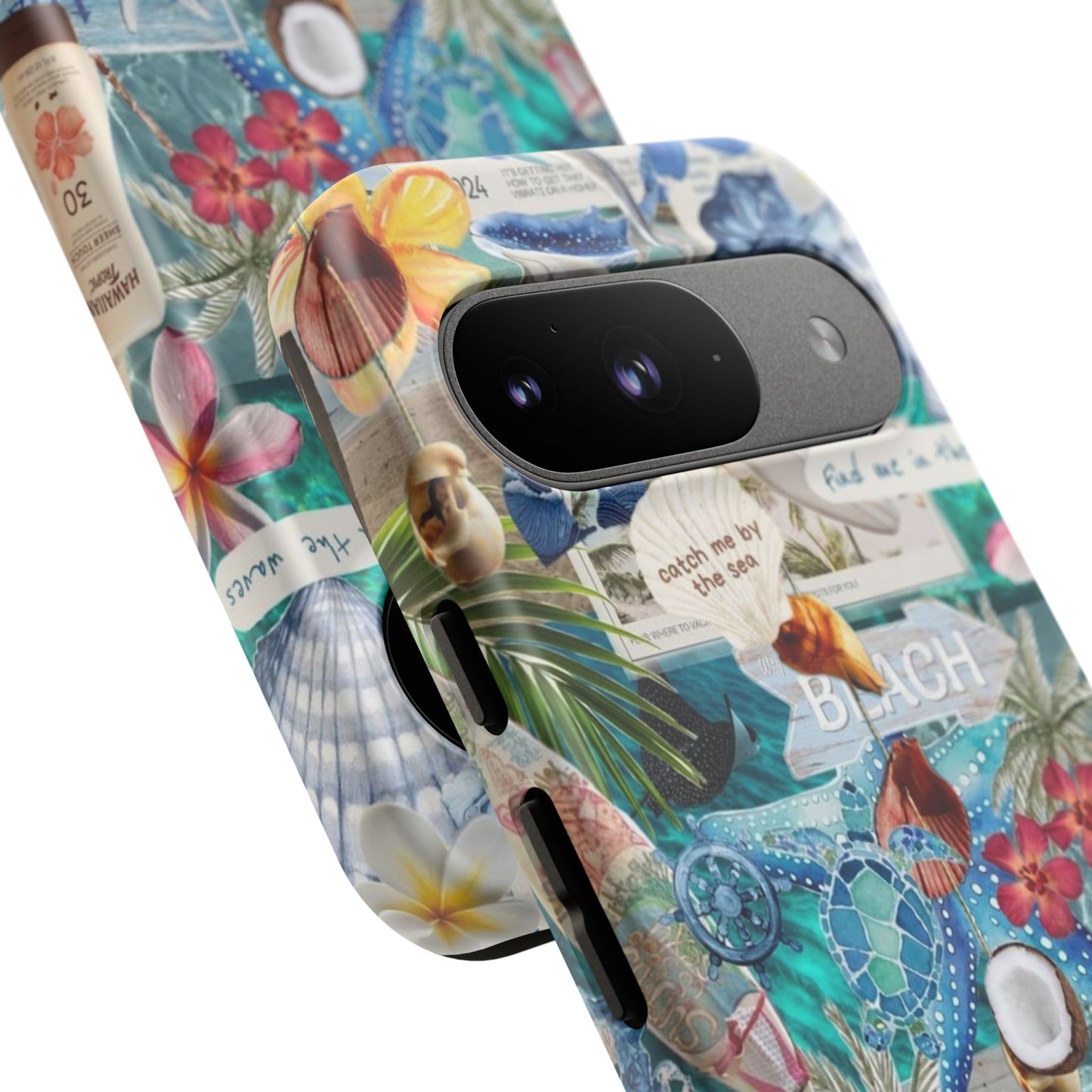 Tropical Beach Collage Tough Case