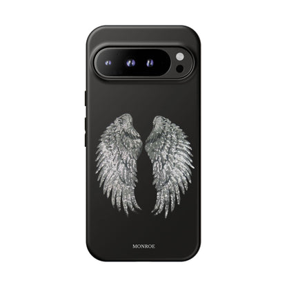 Silver Wings Black Tough Case