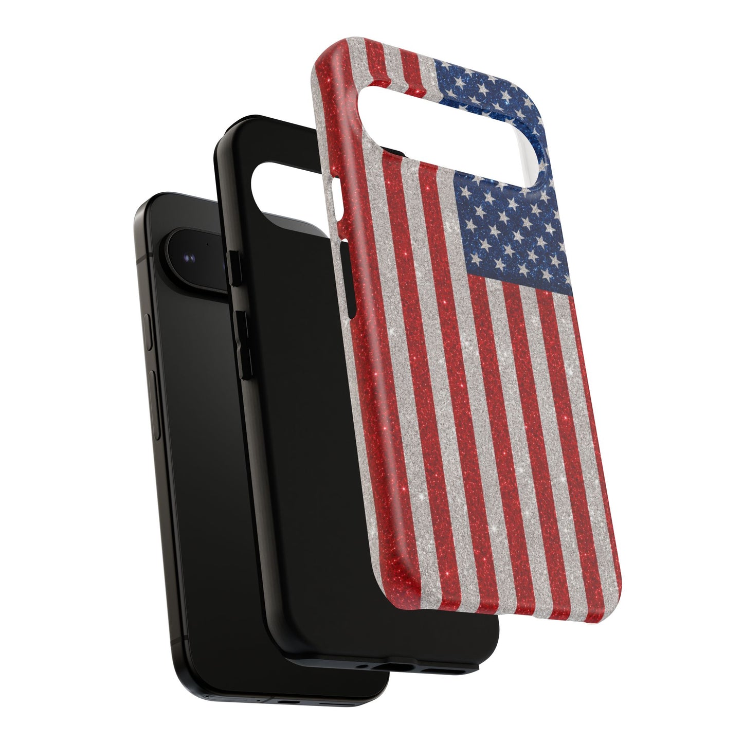 America Glitter Tough Case