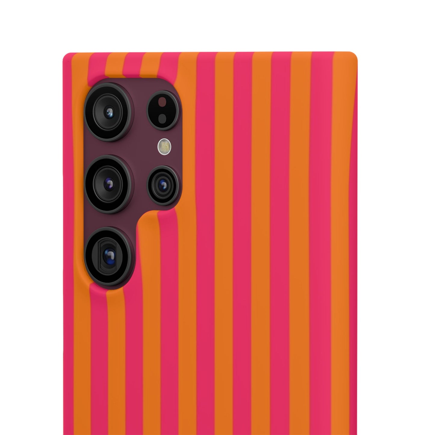 Striped Orange & Pink Case