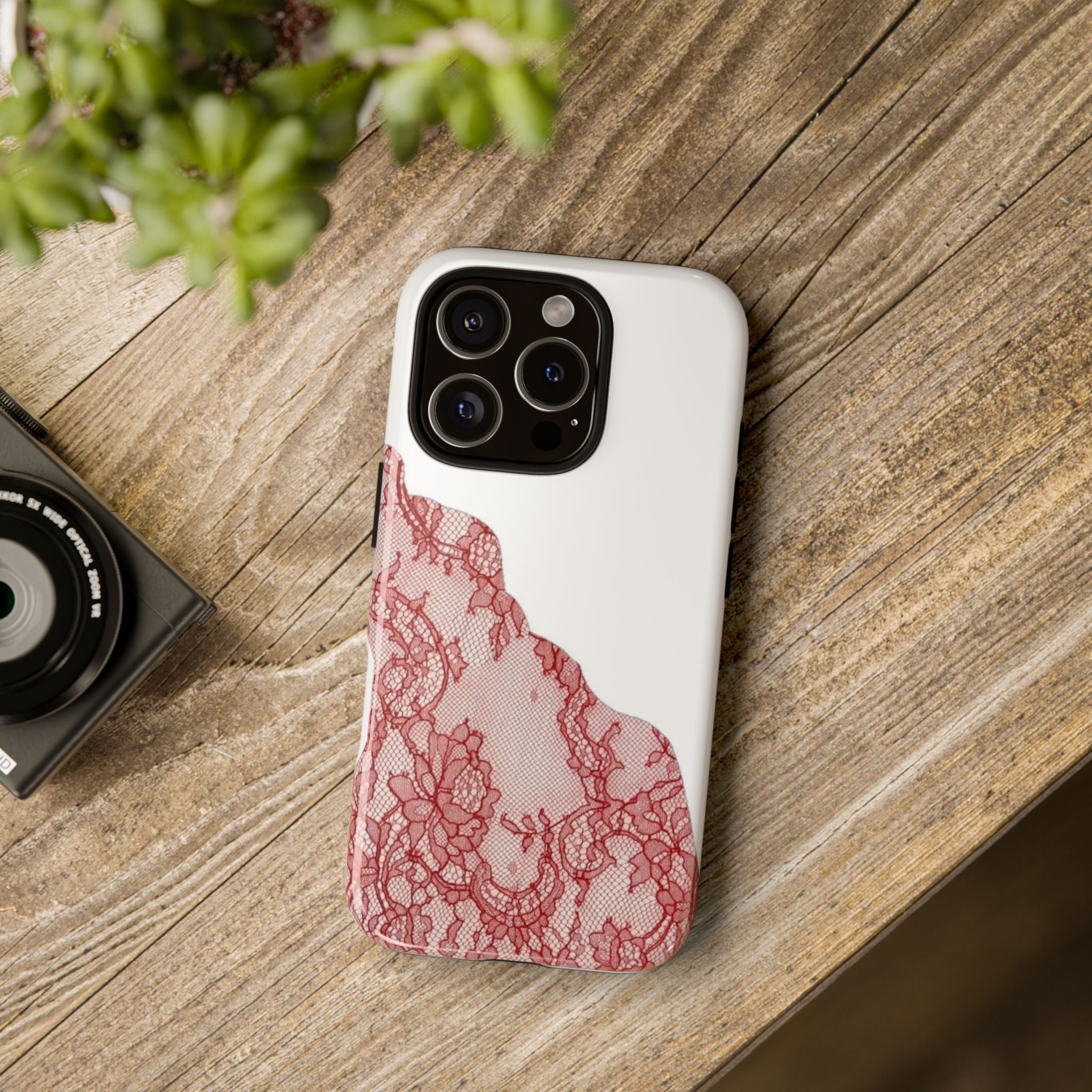 Red Lace Phone Case
