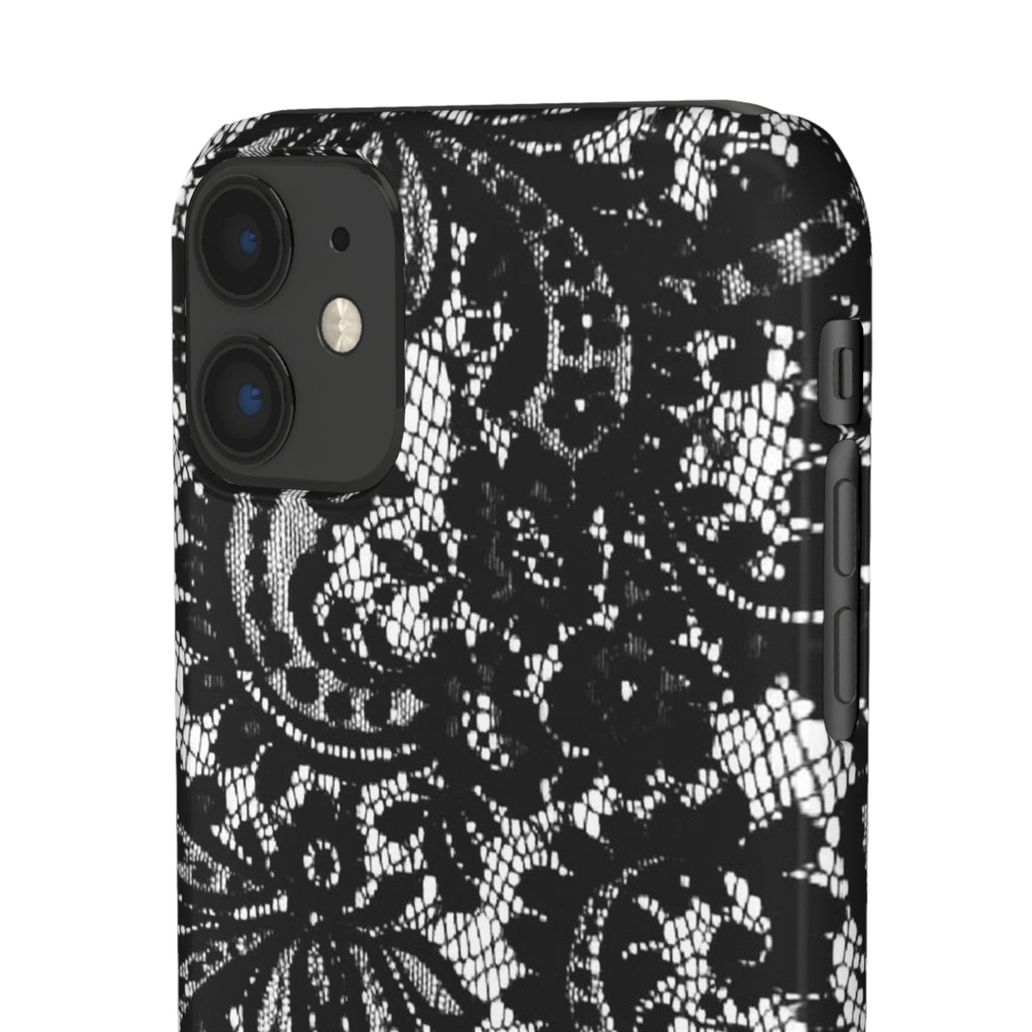 Black Lace Elegant Pattern Case