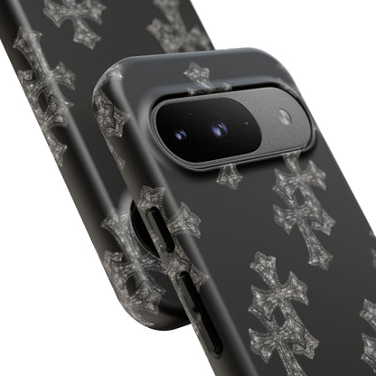 Black Crystal Cross Tough Case