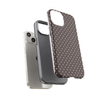 Brown Polka Phone Case