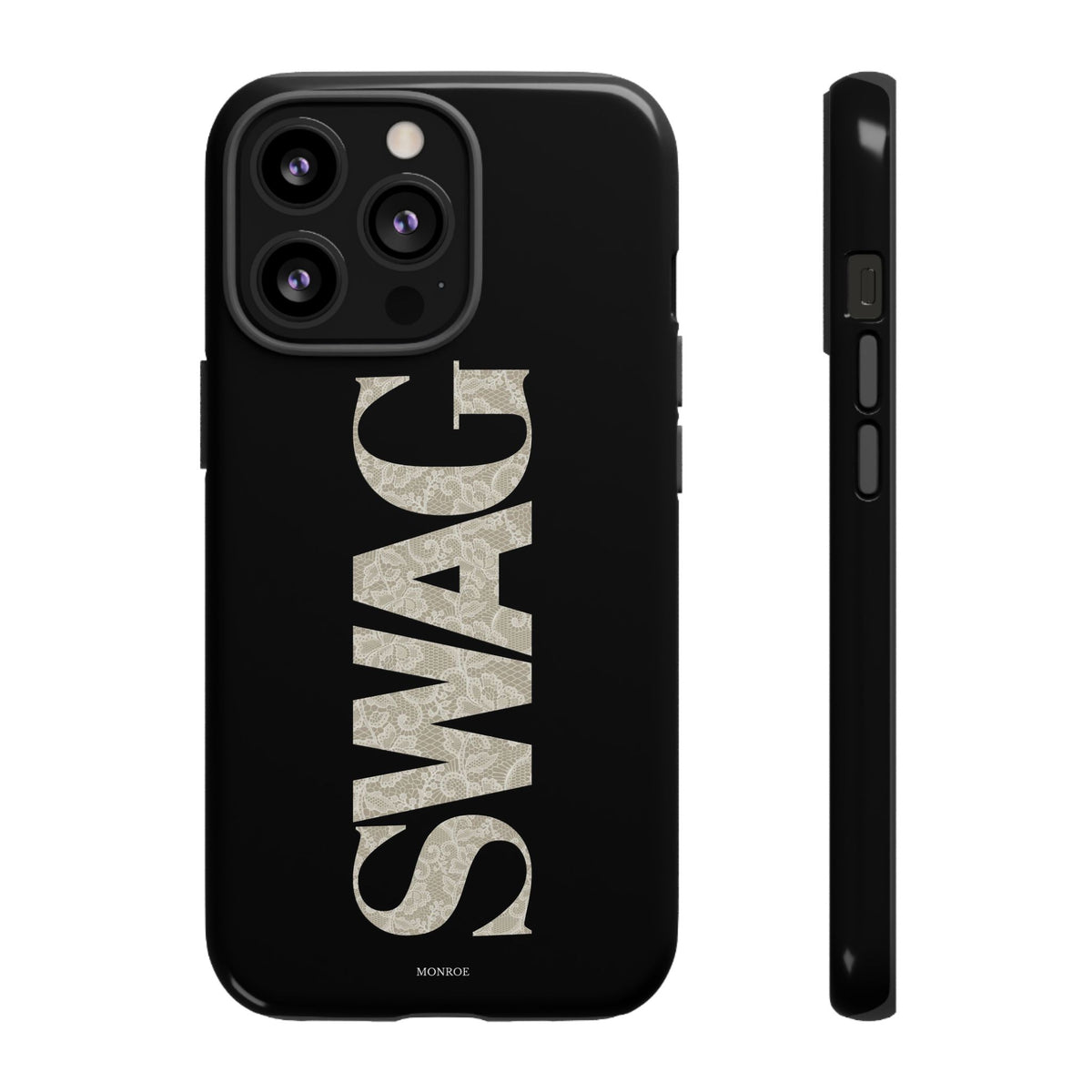 Lace Swag Black Tough Case
