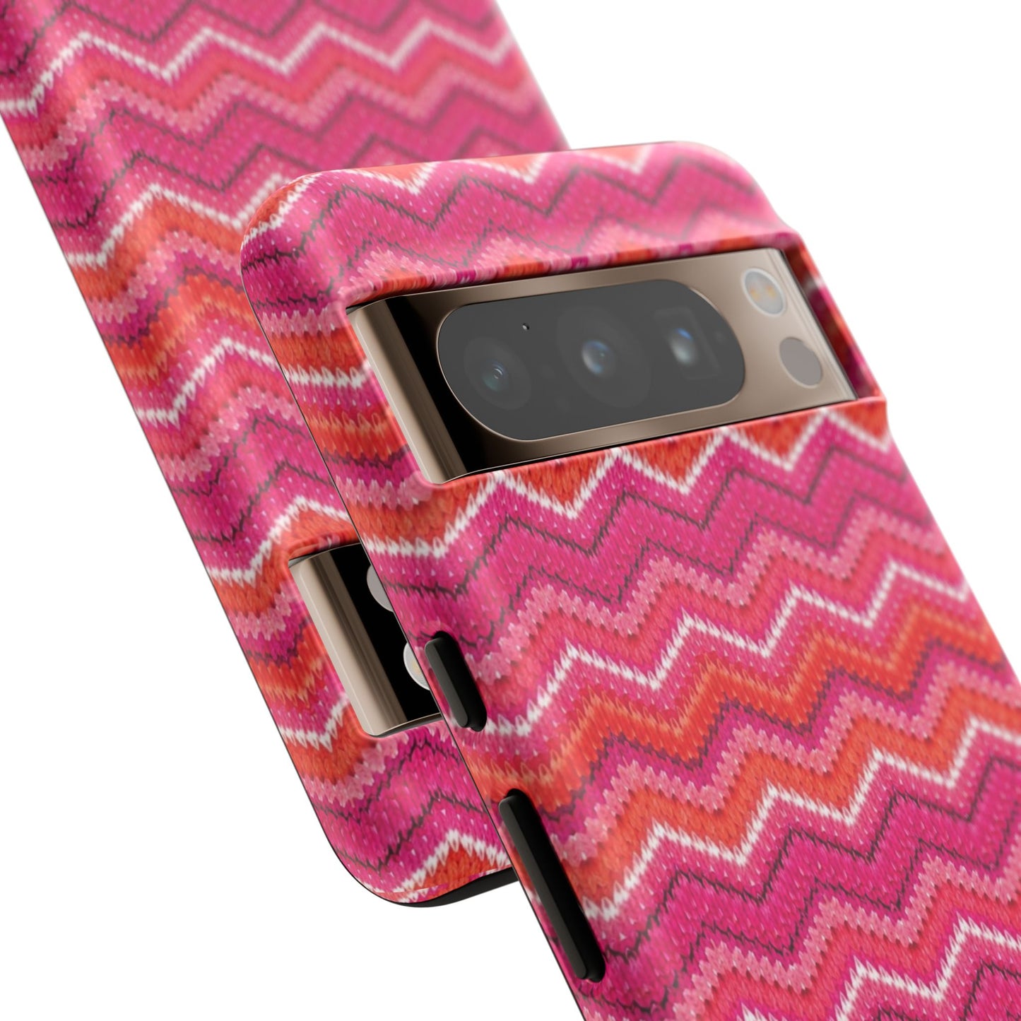 Pink Zigzag Tough Case