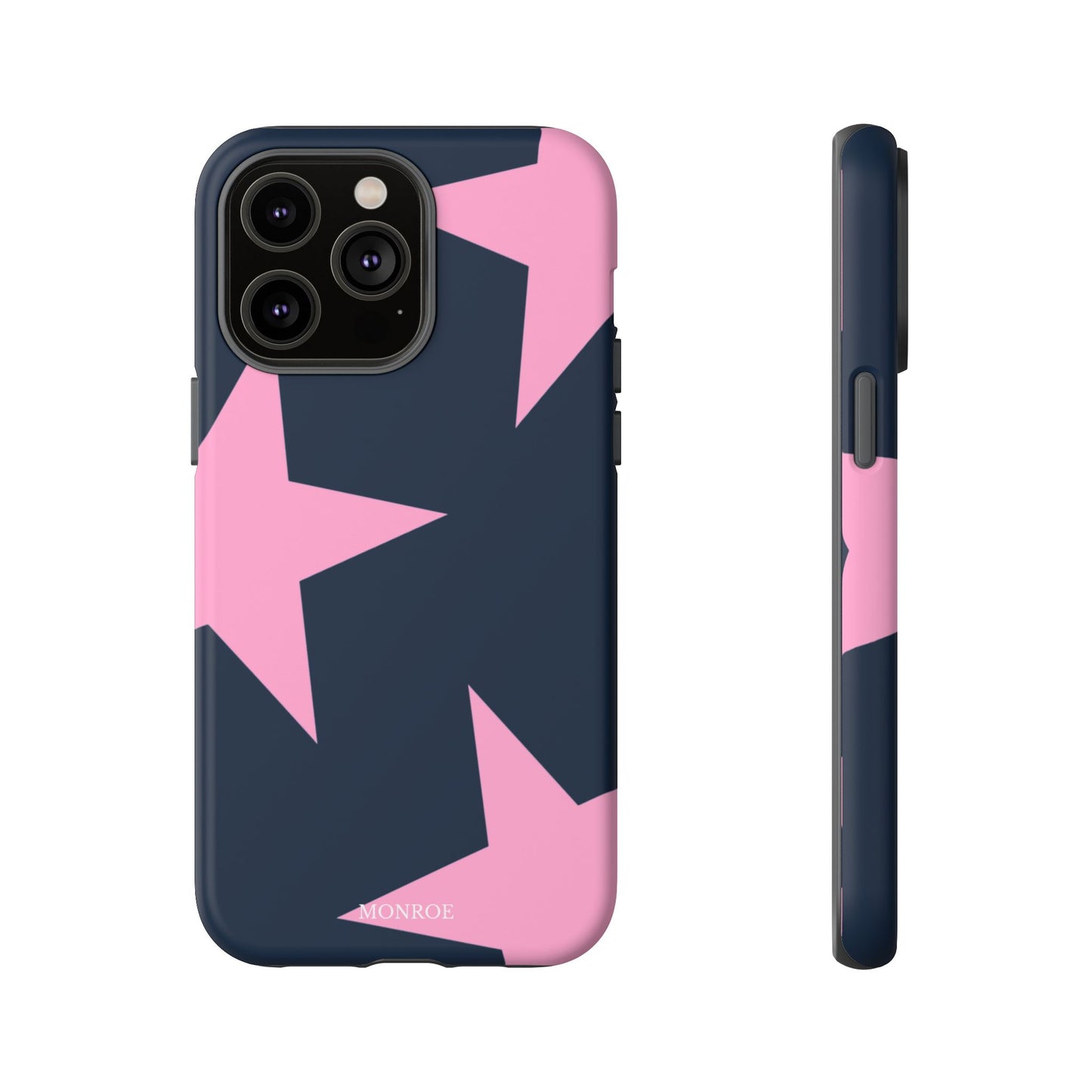 Navy & Pink Star Tough Cover