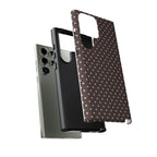 Brown Polka Phone Case