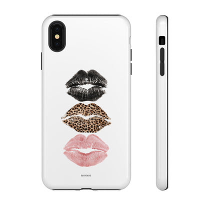 Leopard Glam Lip Tough Case