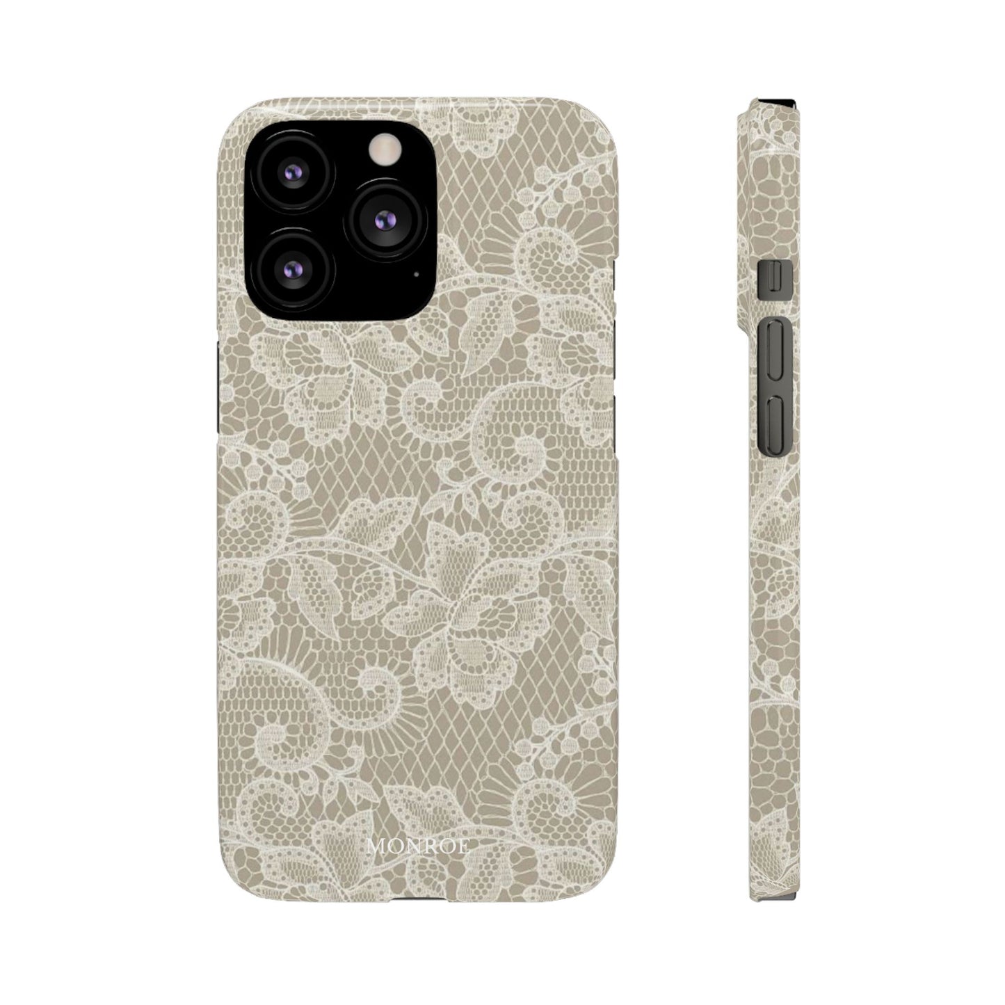 Vintage Beige Lace Case
