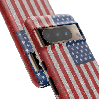 America Glitter Tough Case