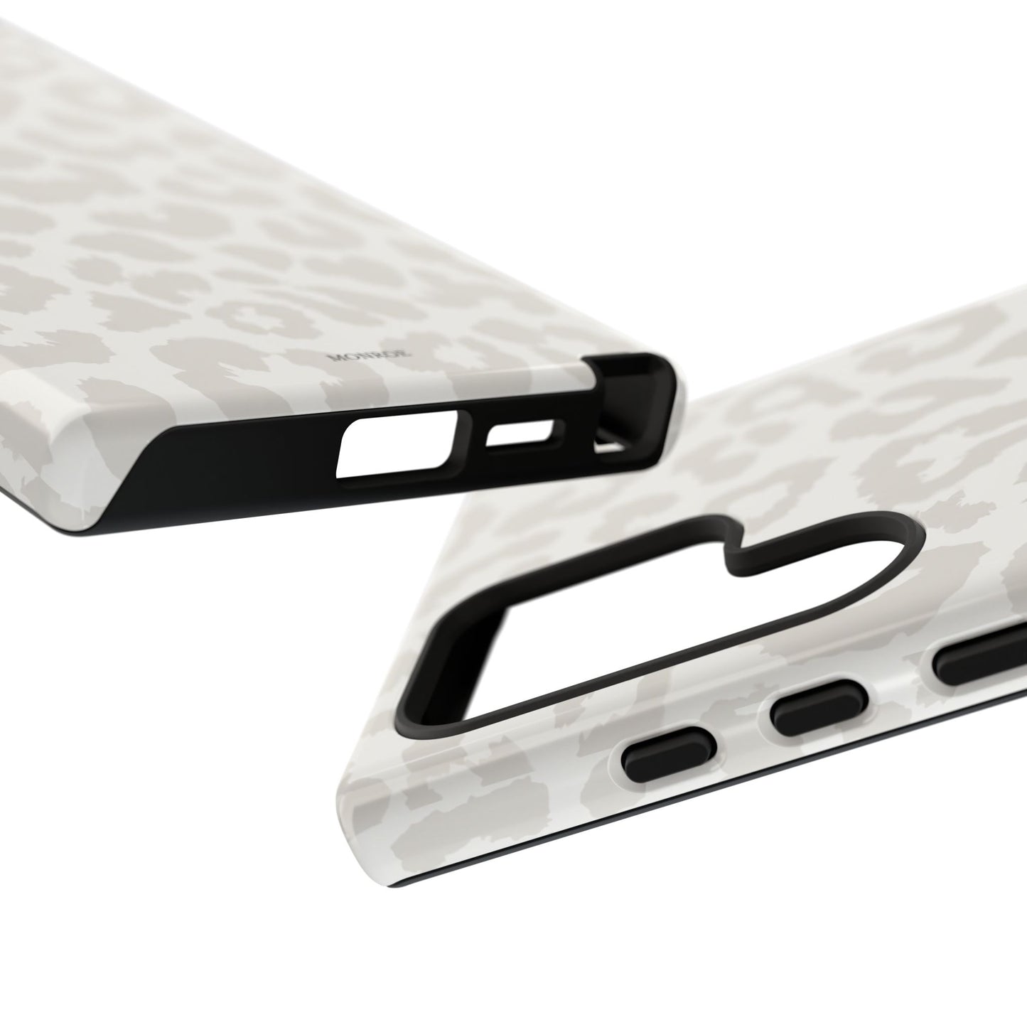 White Leopard Print Tough Case