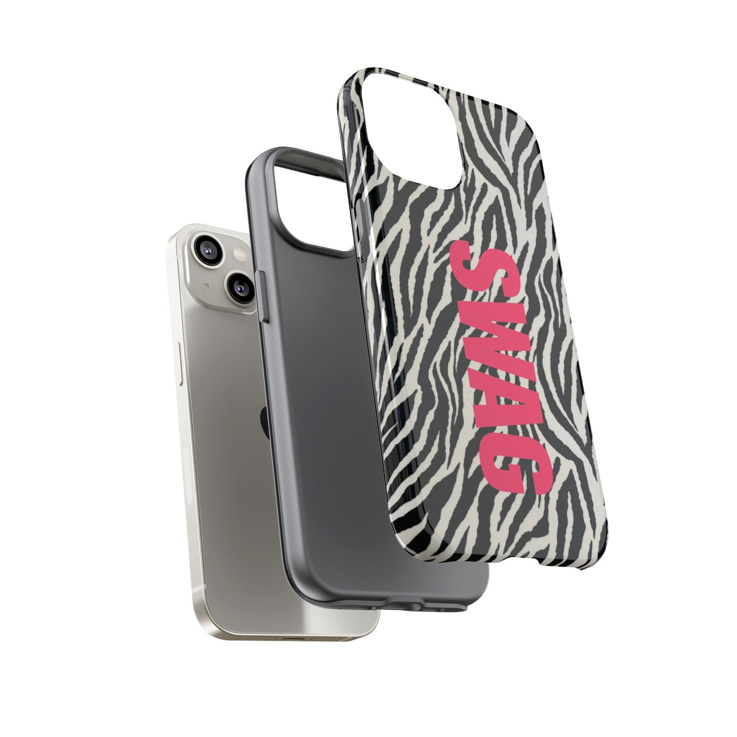 Zebra Print  "SWAG" Tough Case