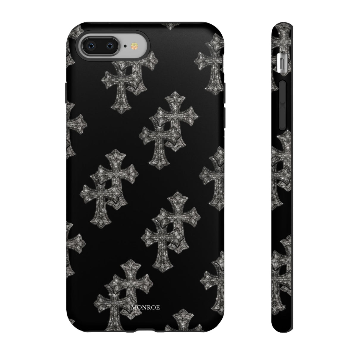 Black Crystal Cross Tough Case